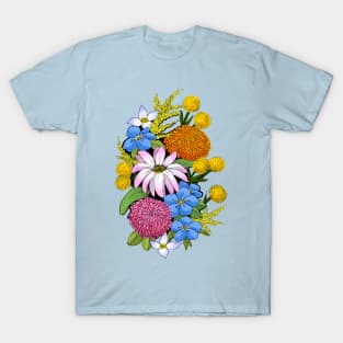 Wildflower bouquet - Color T-Shirt